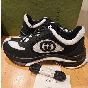 Gucci Monochrome Athletic Shoes